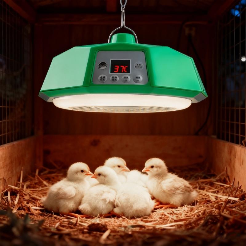 500W Heat Lamp Light for Piglets Animal Enclosures and Bathroom Shower Heating