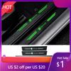 New Luminous Car Door Sill Trim Stickers Protective Strip Film Decal for Volkswagen Polo Golf Touran Beetle Jetta Tiguan Ma