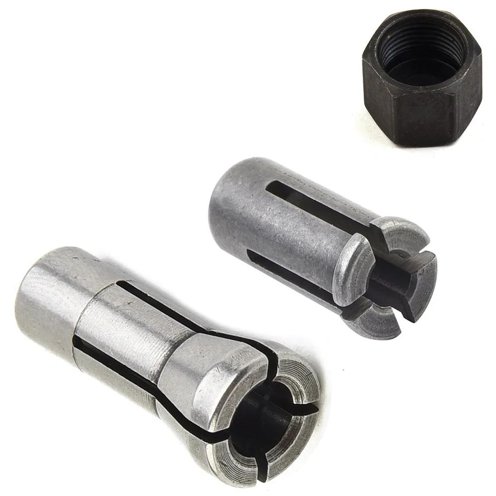 1pc Collet Chuck Cap With Nut Electric Router Drills Chuck For Makita 906 763620-8 3mm 6mm 763627-4 GD0603 GD0601