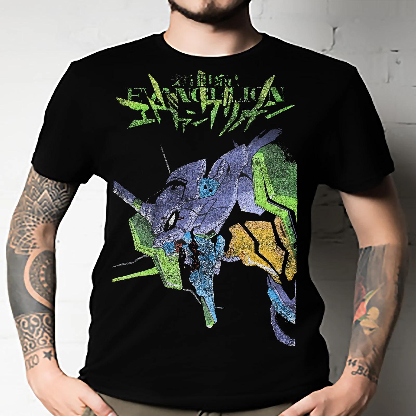 Men s and Women s T-shirts Neon Genesis Evangelion XXXL