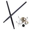 1 Pair 5A Drum Sticks Durable Drumstick Nonslip Lightweight Drumsticks