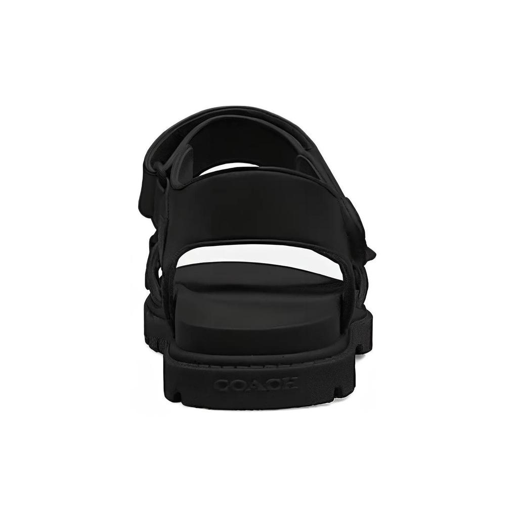 COACH Brynn Leather Sandals (Unisex) Beach Sandals CS094 BLK