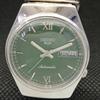 POUŽITÉ VINTAGE SEIKO 5 AUTO 6309A JAPONSKO PÁNSKÉ D/D ZELENÉ HODINKY 608e-a315958-2 SKU608e-a315958