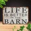 Retro Metal Tin Sign 20x30cm, Funny Wall Art Decor for Living Room Bar Cafe