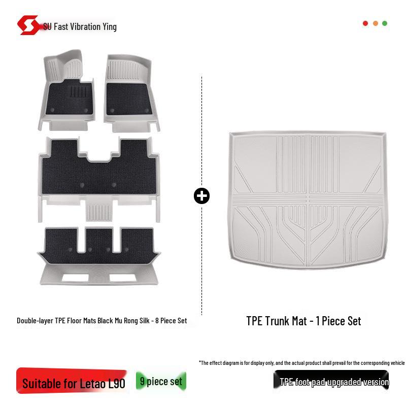 2025 Lixiang L90 TPE Full Coverage Floor Mats Interior Carpet with Fan