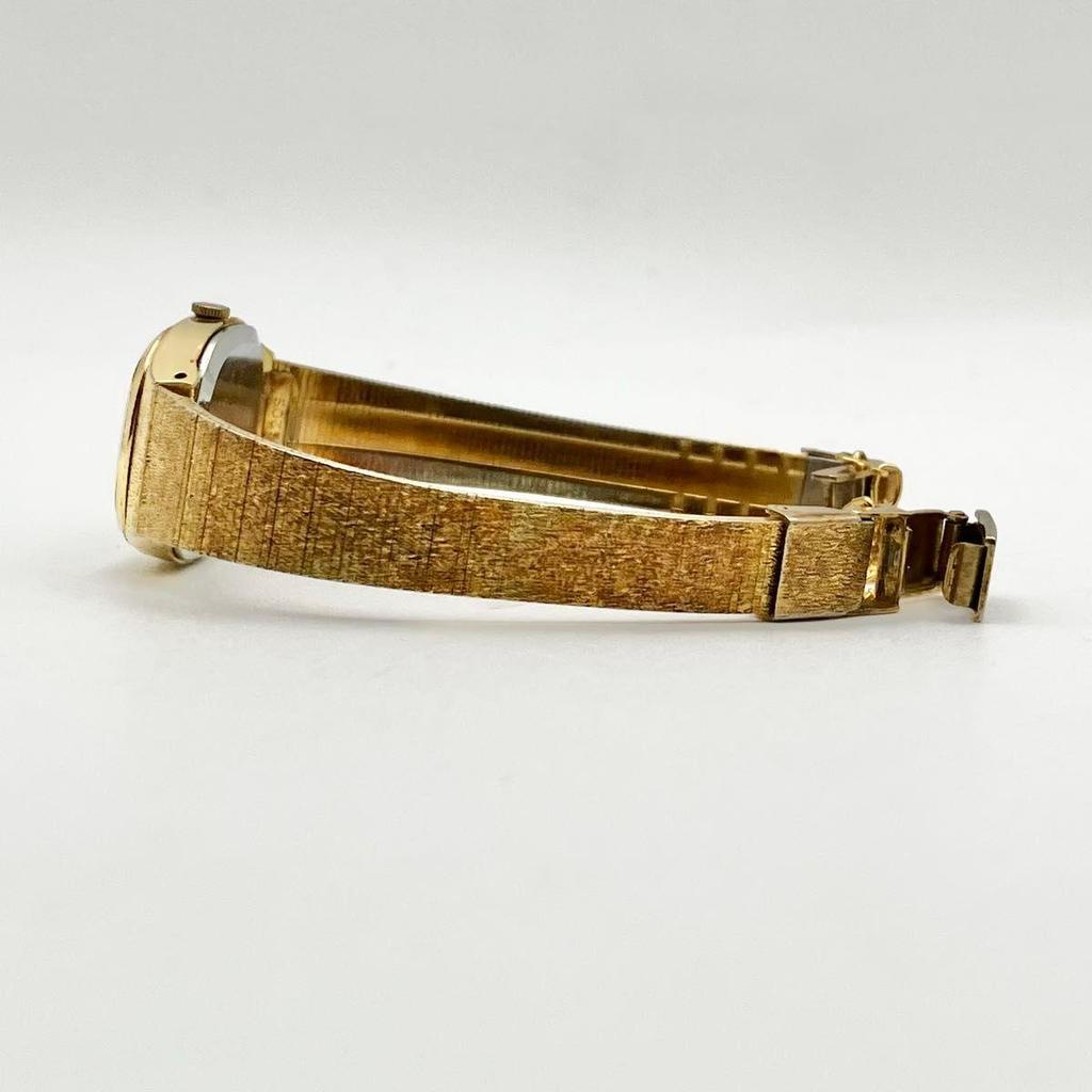 Used Working item Seiko ladies watch quartz gold brown dial SEIKO