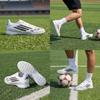 adidas F50 League Sintetico Morbido Confortevole Antiscivolo Resistente Scarpe da Calcio Unisex Scarpe da Calcio Bianco JH7726