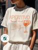 Aperitivo Social Club Comfort Colors Cotton T-Shirt | Boho Italian Cocktail, Spritz Shirt | Bachelorette Party