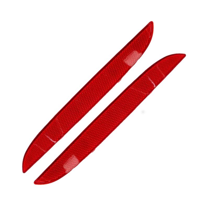 Pair of rear Left and Right bumper Reflector reflective stickers For BMW F21 F20 1 Series 2015 2016 63147363787631473637878