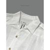Menseye Men's Long-Sleeved Shirt, White Suit Collar, Light Business Style, Original Versatile Texture, Casual