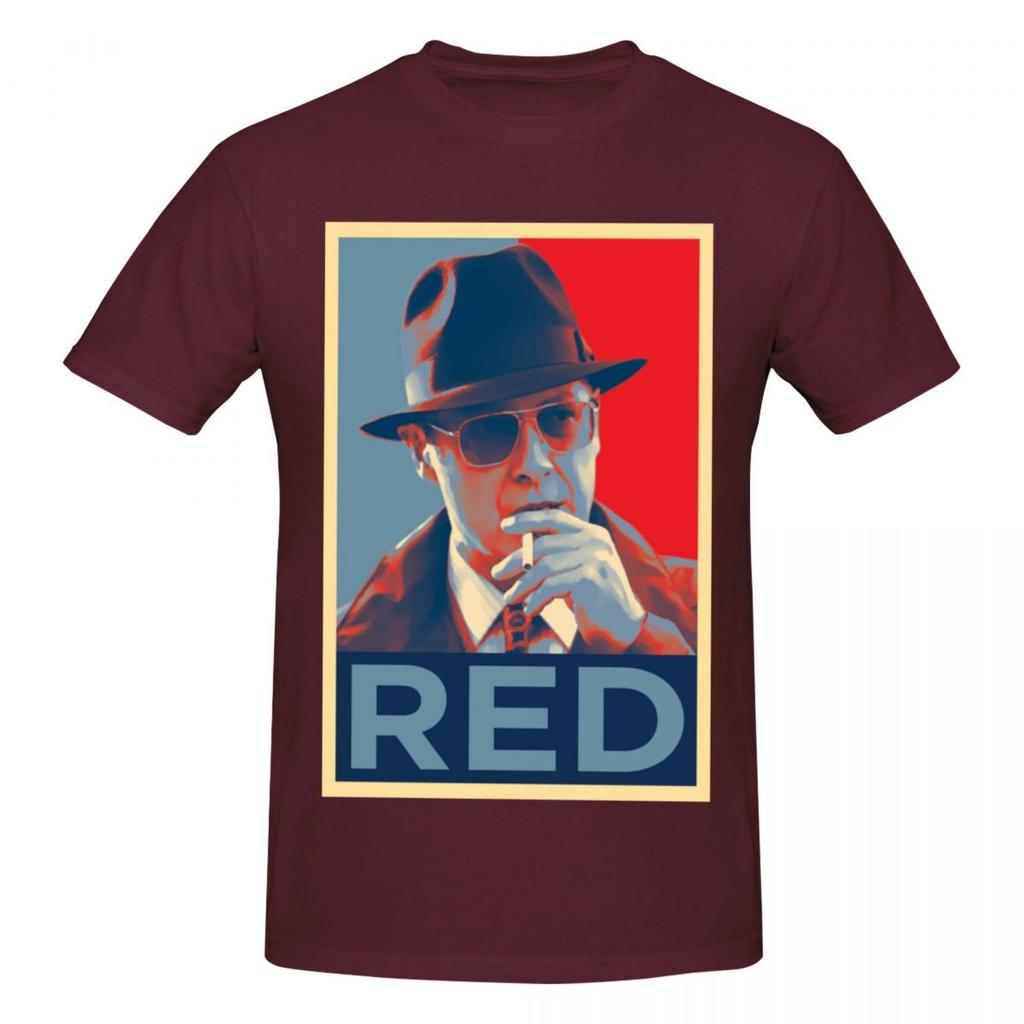 Unisex The Blacklist Raymond Red Reddington Awesome T Shirt Streetwear Big Size Cotton Crewneck Sleeve Custom T Shirts For Unisex