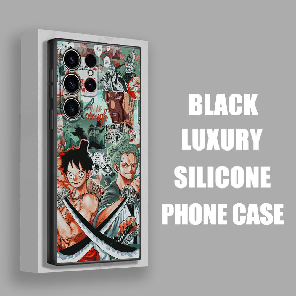 Japanese Anime Ones Zoro Piece Luffy Phone Case For Samsung Galaxy S25 S24 S23 S20 S21 FE S26 S22 Ultra 5G S26 Plus S25FE Cover