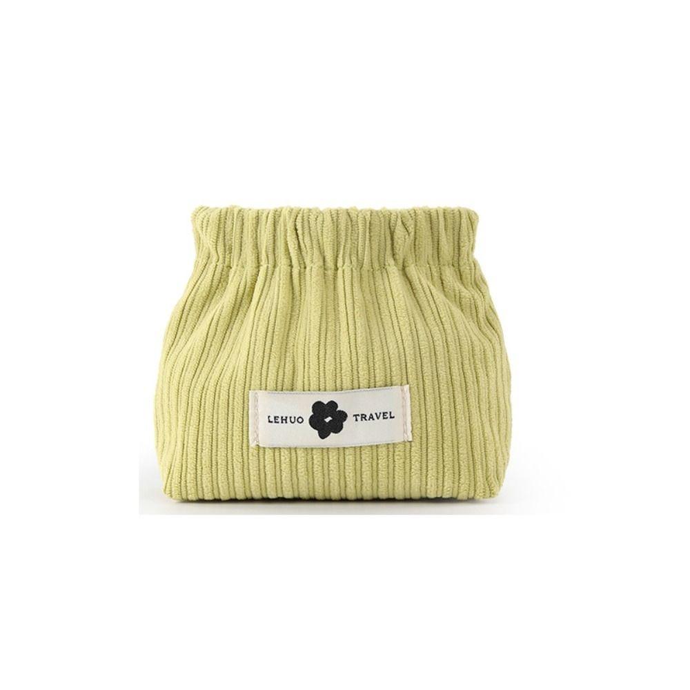 Модная мини-сумочка на кнопке Вельветовая мягкая косметичка для помады Однотонная монетница Дорожная