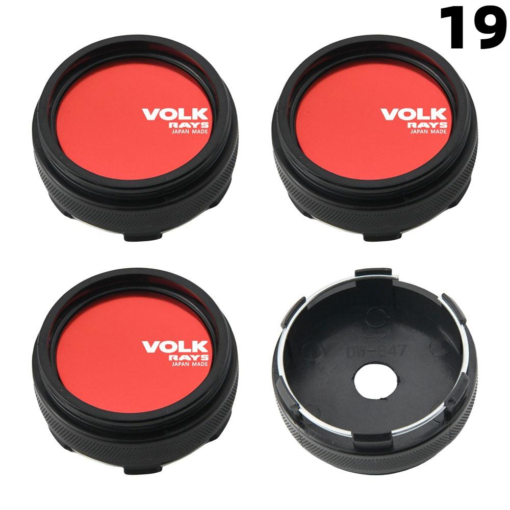 1 Zestaw/4 Szt. Średnica Zewnętrzna 66 MM / Średnica Wewnętrzna 62 MM Kołpaki Felg RAYS VOLK VR GRAM Logo Kołpak Środkowy Koła Pokrywa Koła Kołpaki Piasty Akcesoria do Opon Samochodów Sportowych