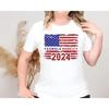 Kamala Harris 2024 T Shirt For The People President Madam American Flag