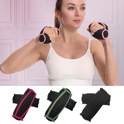 2st Handvikter med rem Återanvändbar Sjukgymnastik Löpning Jogging Träning Sandsäck Hantel Handvikter Set