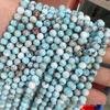 Dominican Larimar Round Loose Beads for DIY Jewelry Accessories