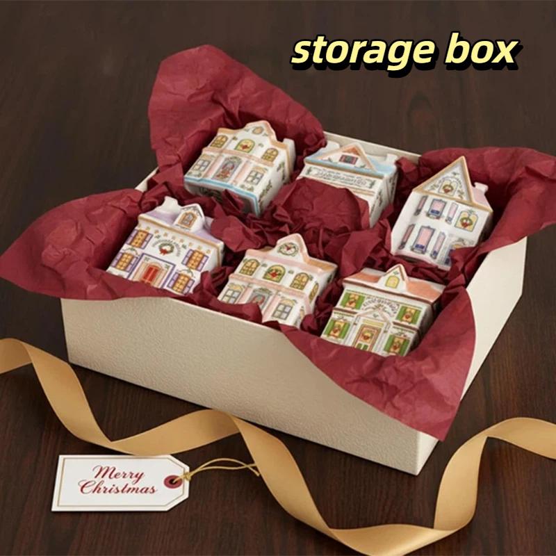 Resort Spice House Sugar Bowl Mini Small House Seasoning Storage Jar Tea Jars Holiday Decoration Storage Box Kitchen Accessories