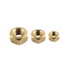 1Pc M4/M5/M6 Brass Hexagonal Nuts, Household Furniture Assembly and Daily Equipment Fixing Fastener Accessories