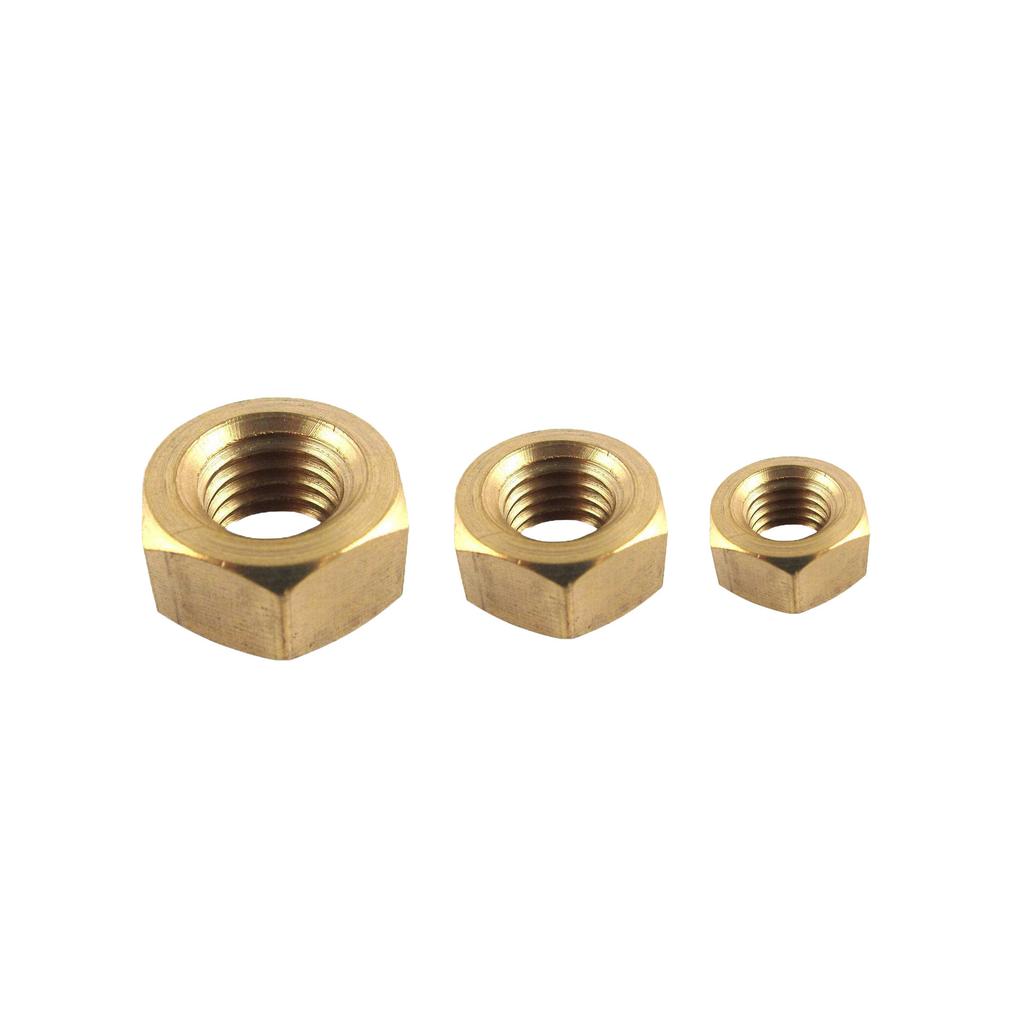 1Pc M4/M5/M6 Brass Hexagonal Nuts, Household Furniture Assembly and Daily Equipment Fixing Fastener Accessories