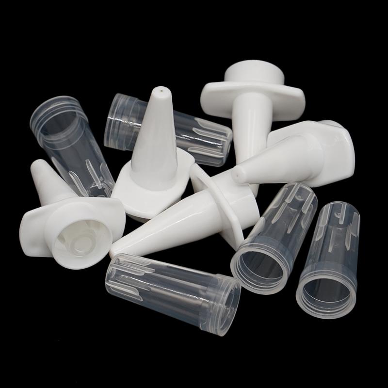 10Pcs Pig Nasal Spray Vaccine Immunization Sprinkler Pigs Pseudo Rabies Nose Device Veterinary with Nasal Spray Head