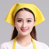 Soft Unisex Triangle Head Scarf Cap Easy Wear for Japanese Restaurant Hot Pot Kitchen Chef and Waiter Workwear
