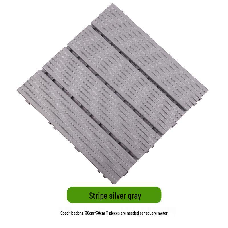 

Легко собираемое антикоррозийное дерево-пластиковое напольное покрытие для балкона, террасы и двора