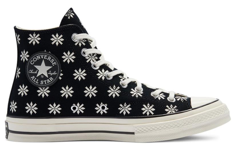 Men's Sneakers Converse Chuck 70 High 'Holiday Sweater - Black'