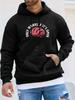 Brain Parachute Extreme Sports Fun English Trendy Brand Print Casual Sports Outdoor Unisex Hoodie Long Sleeve Sweatshirt Unisex Top Autumn Winter Styl