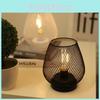 Warm White Iron Led Lantern Bedside Lamp Ideal For Study And Living Room Lighting