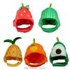 Fruit Pet Costume Hat for Dog Cat Headwear Hat Pet Holiday Accessories Photo Props Suitable for Cat and Puppy