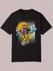 Casual Summer Graphic T-shirt - Vibrant Cartoon Character Design