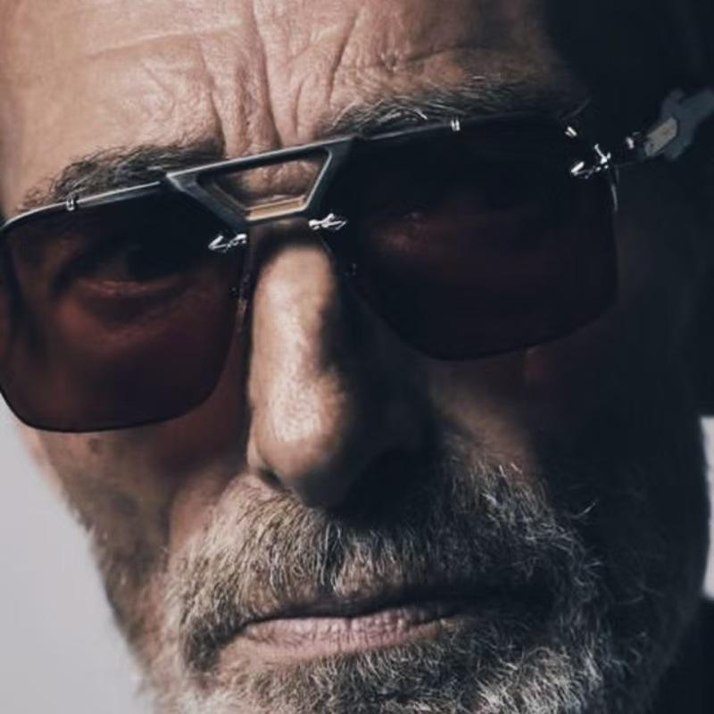 JYL TS Men's Steampunk Rimless - Square Driving Sun-Protective Shades ZS-98212