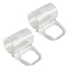 10 Piece Plastic Window Treatments Roller Blinds Mounting Clips Quick Setups Cordless Shade Pull Handles Replacement