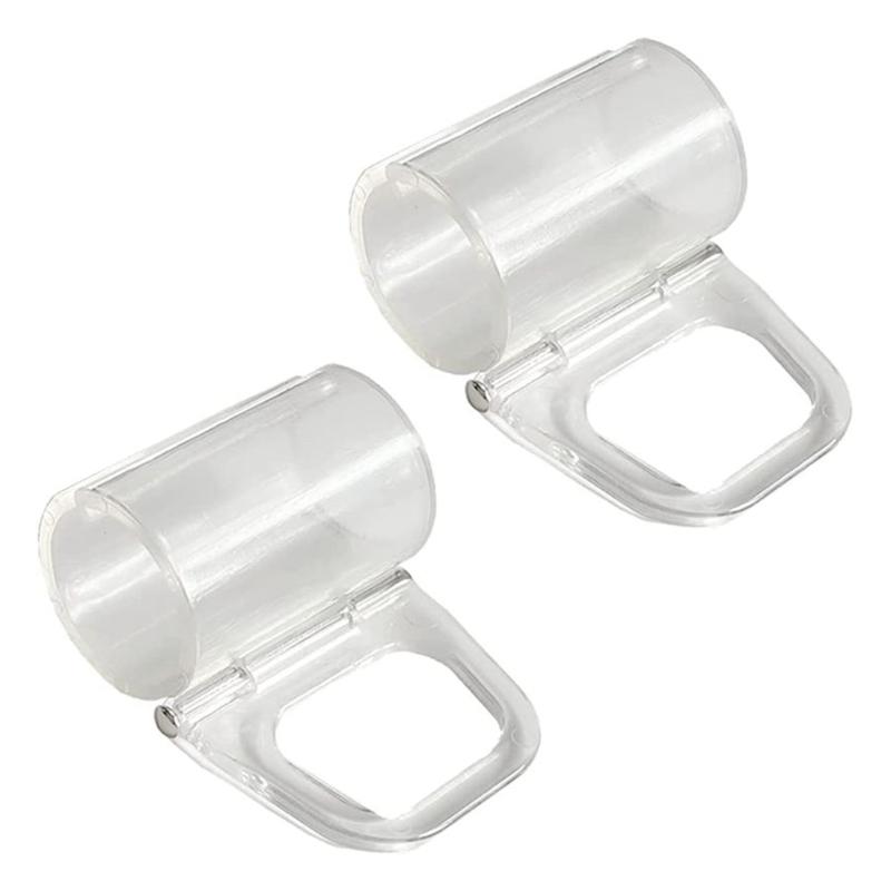 10 Piece Plastic Window Treatments Roller Blinds Mounting Clips Quick Setups Cordless Shade Pull Handles Replacement