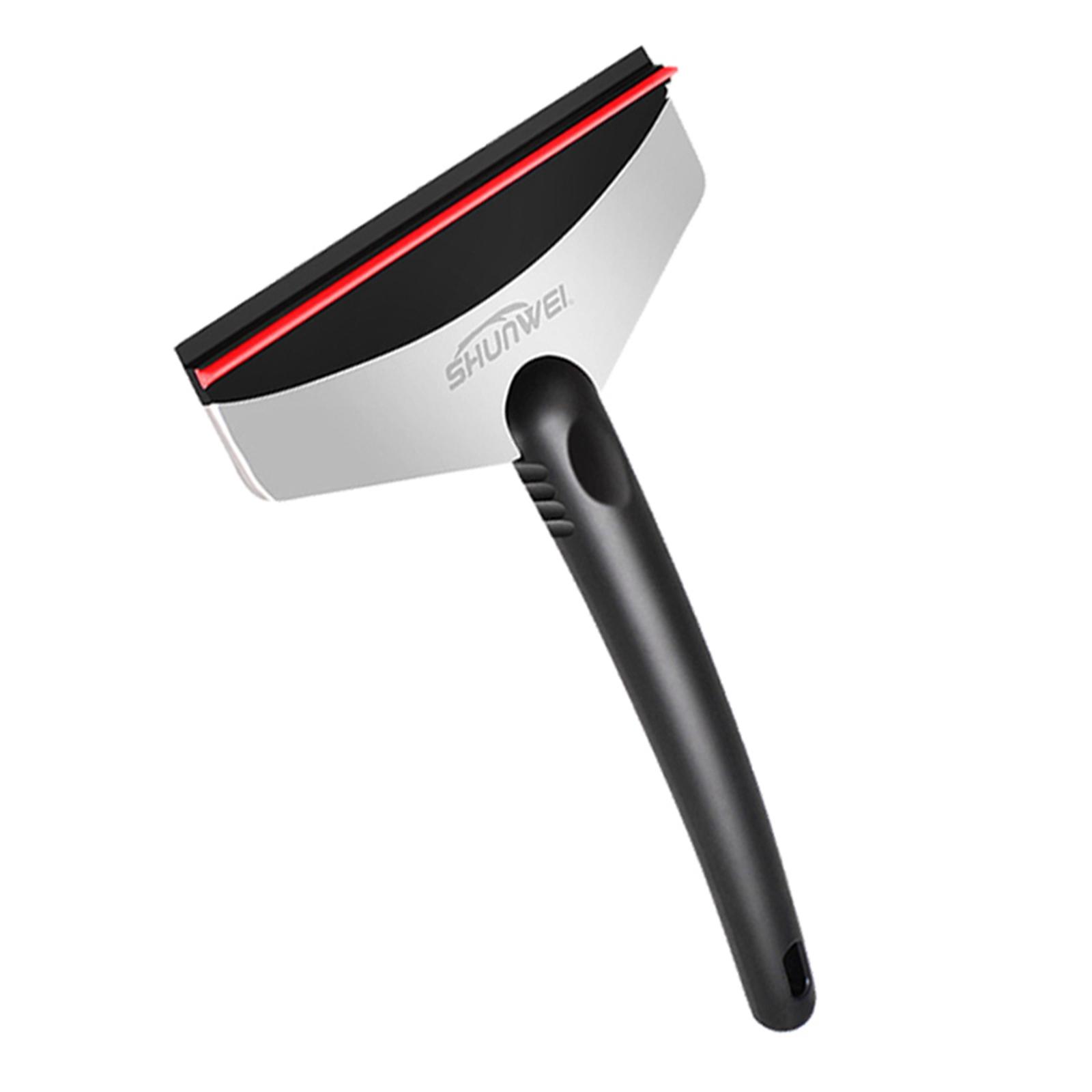 Compact Car Ice Scraper Cold Weather Car Wash Auto Window Wiper Quick Clean красный