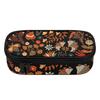 Pen Case Wear Resistant Polyester Organized Storage Smooth Zipper with Mesh Pocket Removable Divider and Pen Slots for Boys Girls