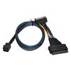 ChenYang SFF-8643 - PCI-E 4X Adapter SFF-8639 - SFF-8643 Cable for Mainboard U.2 SFF-8639 SSD Expansion