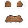 Holz Serviertablett Platte, Mehrzweck Snackteller Theken-Organizer Dessert Speiseteller