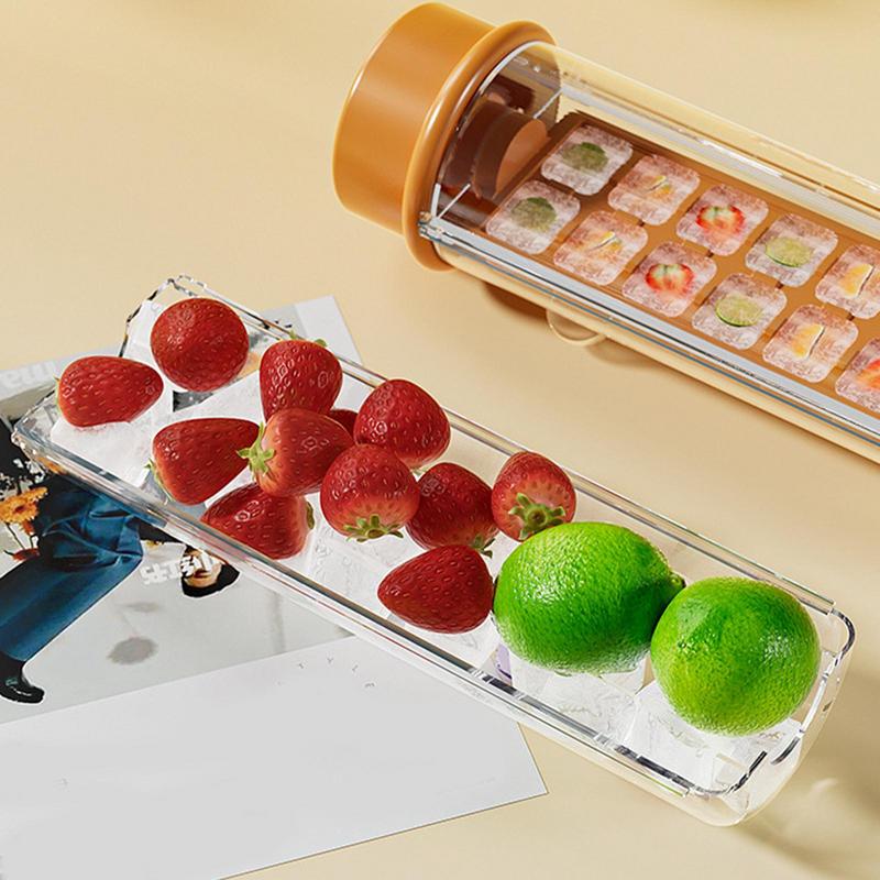 Ice Mold Cube Ice Molds For Cocktails Reusable Easy Release Mould Maker Easy Gadgets Bar Supplies 18 Grids For Chilling Drinks