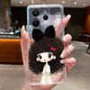 For Redmi Note 14 4G Luxury Cute Cool Boys Girls Pattern Soft Silicone Phone Case Back Cover Transparent TPU Shell 24117RN76G