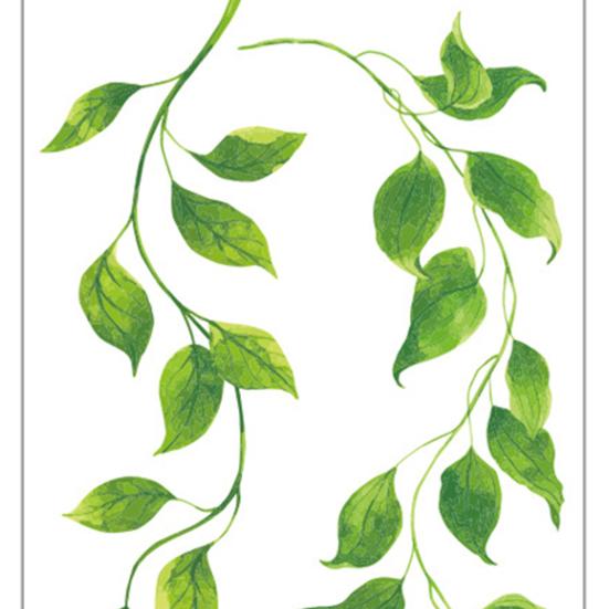 Nostalgie Fake Vine Tattoos, Waterproof Leaf Temporary Stickers, Green Plant Ivy Body Art for Women Girls, Boho Festival Decor
