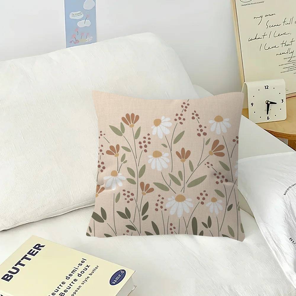 Beauty Freshfloral Personalized Pillow Dust Cover Bedroom Kids Party Decoration Pillowcase Birthday Children Gift