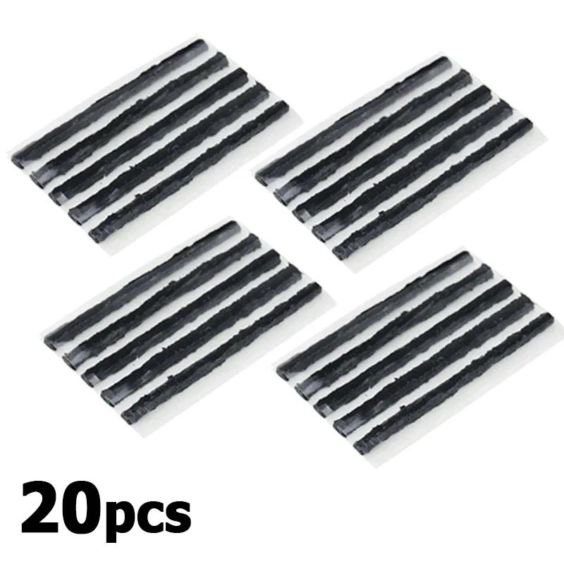 5/40pcs Tire Repair Strips Car Motorcycle Bike Tyre Puncture Repairing Stiring Glue Rubber Strips Tools Plug Car Accessories