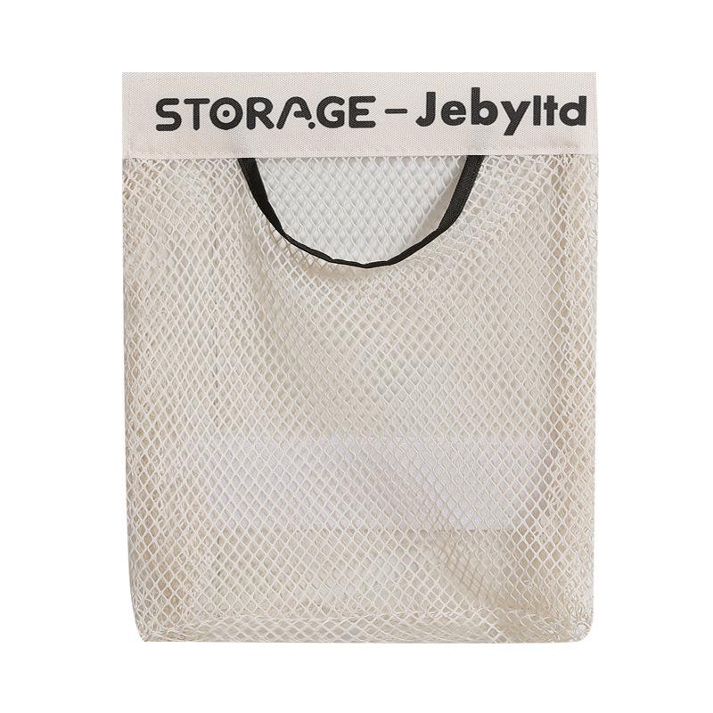 Wall Mounted Grocery Bag Storage Organizer, Kitchen Hanging Storage Bag Dispenser, Mesh Produce Bag Holder for Pantry Door