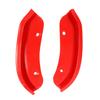 2pcs Car Front Bumper Lip Protector Covers for Dodge Challenger SRT Hellcat 2015 2016 2017 2018