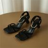 Fashion Hot Selling 2025 New French Style Summer High Heel Women Sandals Fashion Open Toe Shoes Ladies Elegant Stripper Party Sandalias