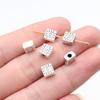 Geometric Small-Hole Spacer Beads Mini Antique Bronze Zinc Alloy Jewelry Making Fix Bead Position Style Bead Spacers