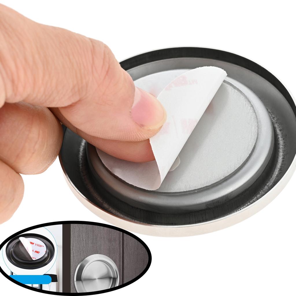 1 PZ Acciaio Inossidabile Porta in Vetro per Cabina Doccia Anello Maniglia Incassata Rotondo Pomelli per Porta Scorrevole per Mobili da Bagno Ferramenta