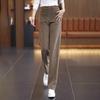 2025 Women's High-Waist Chenille Fleece-Lined Wide-Leg Pants - Loose Fit for Autumn/Winter